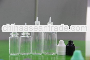 10ml 20ml 30ml PET clear empty bottle for eliquide