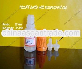 10ml LDPE Plastic Eliquid eye Dropper bottle Manufacture