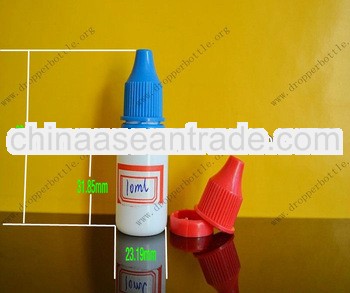 10ml PE White Plastic eye dropper bottle for E-liquid