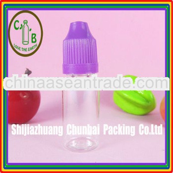 10ml dropper bottles with childproof with long thin tip