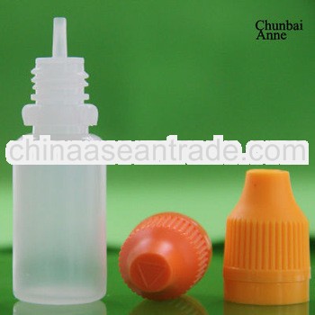 10ml ldpe e-liquid flavor dropper bottle child proof tamper seal long tip for vape liquid packaging