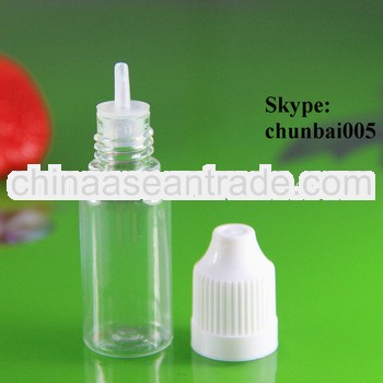 10ml liquid container childproof tamper with long thin tip SGS and TUV