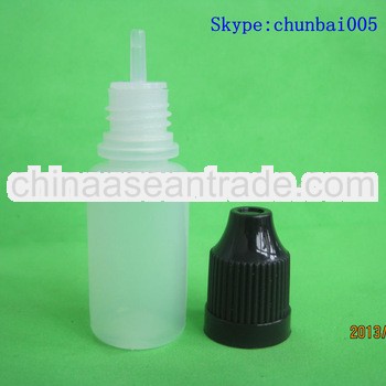 10ml pe bottle childproof with long thin tip