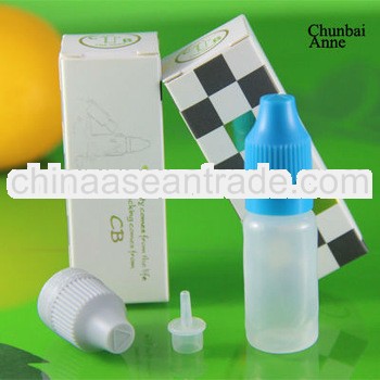 10ml pe dropper bottle plastic childproof cap with tamper tactile blind mark