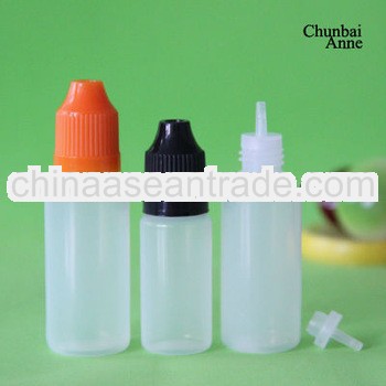 10ml pe empty plastic dropper bottle with child security cap TUV/SGS certificate