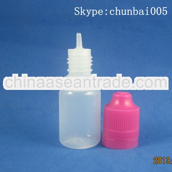 10ml red plastic dropper bottles with long thin tip