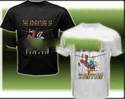 New Tee T-Shirt With "TINTIN THE ADVENTURE" Image