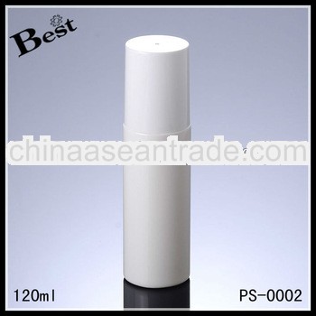 120ml PS plastic lotion bottle with ABS cap