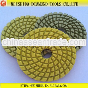 125mm Wet Diamond Polishing Pads For Concrete