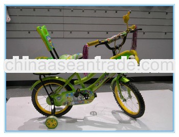 12''-20''Green color with rear box front basket backrest child chopper bike,kid bike