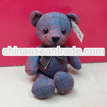 12cm Cloth Material Cartoon Original Soft Toy Teddy Bear