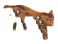 TEAK ROOT BENCH MEDIUM