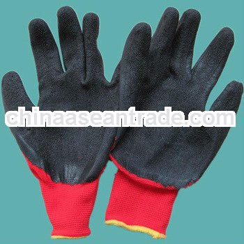 13guage gloves with latex coated