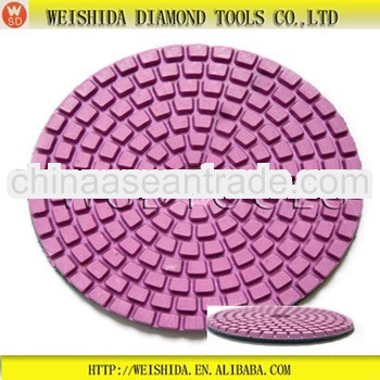 150mm Red Diamond Wet Polishing Pad For Angel Grinder