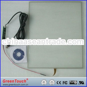 15.4inch 4wire resistive touchscreen panel compatible with elo touch