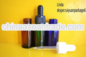 15ml,30ml glass bottle for e-juice with childproof glass dropper caps