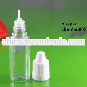 15ml pet childproof dropper bottle with childproof ith with TUV and SGS certificate