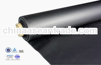 15oz 0.35mm neoprene coated heat protection glass fiber cloth with good weather and chemicals resist