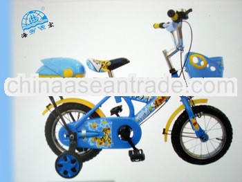 16''Blue color with basket rear box CP handlebar seat post baby boy bike,children bike bicyc