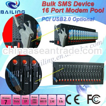 16 Port GSM Modem Pool with Wavecom and Siemens Module SMS Modem Pool send bulk SMS MMS