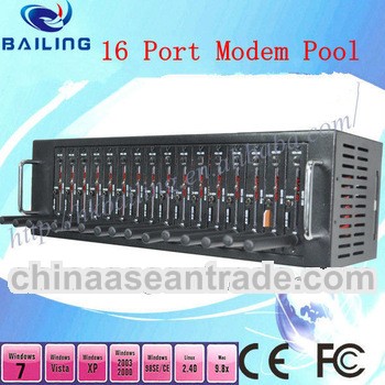 16 Port Modem Pool GSM Modem Pool with Wavecom Q24plus Module for send bulk SMS MMS