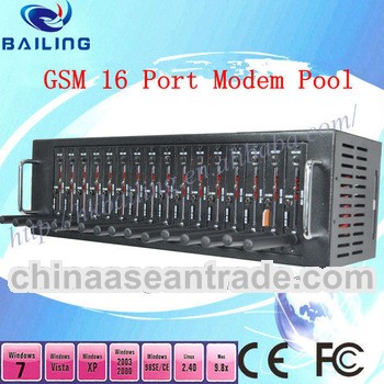 16 Port Modem Pool for SMS MMS with 16 SIM cards slots SMS Machine