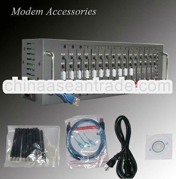 16 Ports Wavecom or Siemes Modem Pool GSM/GPRS Modem USB or PCI RS232 Interface