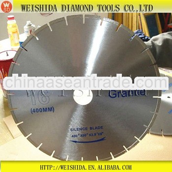 16" granite slient diamond disk in stone cutting machine