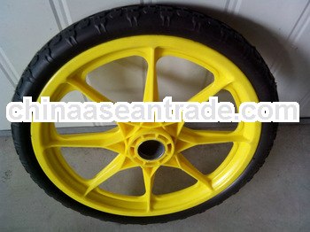 16 inch pu foam wheel with rim