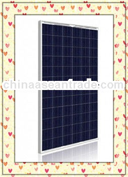 17% efficiency solar pv panels 250w price for home electricity with 25 years warranty