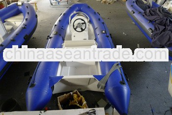 17ft(520cm) fiberglass inflatable fishing boat