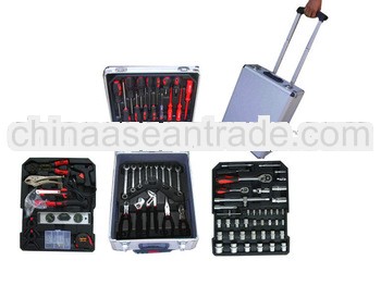 187PCS Hand Tool Set With Aluminum Case(Kraft Hand Tool Kit)