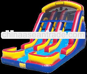 18ft inflatable Dual Lane Water Slide