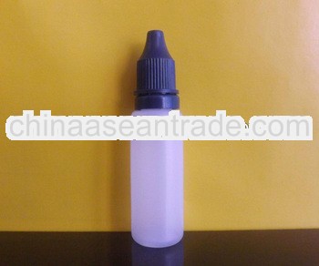 18ml PE white and eye drop bottles with tamper cap