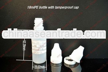 18ml pharmaceutical empty plastic dropper bottles with Tamperproof cap