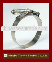 19 mm bandwidth spring loaded T bolt hose clamp factory