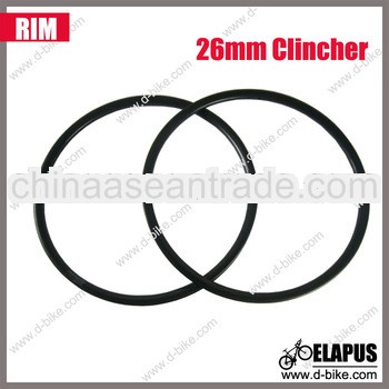 1 year warranty clincher full carbon mtb bike rim 26er