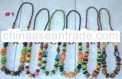 wooden necklace endless