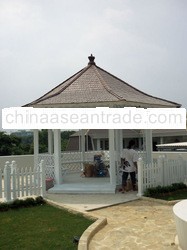 wooden gazebo