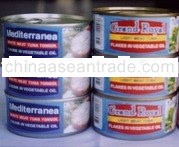 Canned TUNA in Oil Thailand 100%