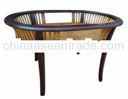 teak table keranjang