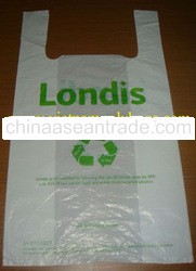 Vest carrier poly plastic bag made in 