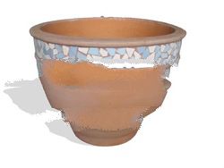 AAR new mosaic terracotta flower pot