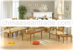 Teak Sofa Set Classic Design Putri Cantik Set , Indoor Furniture