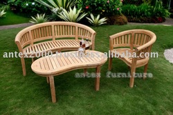 Teak Garden and Outdoor Furniture: Teak Orlando Sets OST 001