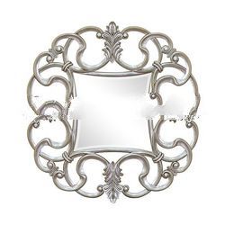 Silver Leaf Eenhana Carved Mirror