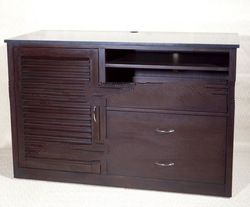 Hotel Antique Brown Magnolia Wooden TV Stand