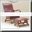 ID01073 LAZY CHAIR WITH STOOL UPHOLSTERY CHAIR