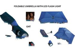 UMBRELLA WITH LED FLASH LIGHT