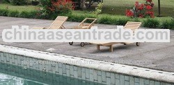 Unique Design Outdoor Garden Teak Wood Lazy Chair